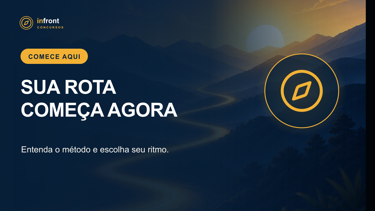 Ilustração da rota de estudos do Rota INSS